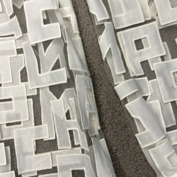 Longchamp White Sheer/ Runway item Longchamp Button Down Shirt - Picture 3 of 5